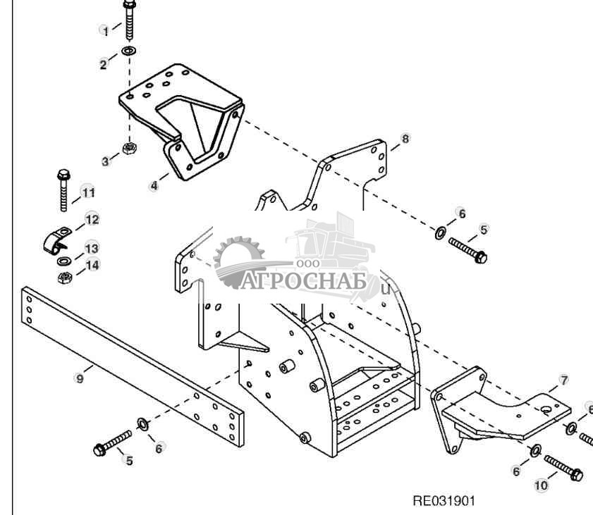 HEAVY DUTY DRAWBAR SUPPORT KIT 